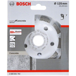 Copa Diamantado Experto Segmentado 125 x22.23mm para concreto, Bosch 2608601762