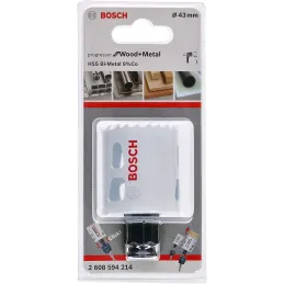 Sierras Copa Progressor Power Change 43mm - 1 11/16" BiM Madera Metal, Bosch 2608594214 Bosch-Sierra Copa Progressor Power Chang