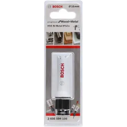 Sierras Copa Progressor Power Change 16mm - 5/8" BiM Madera Metal, Bosch 2608594196 Bosch-Sierra Copa Progressor Power Change 16