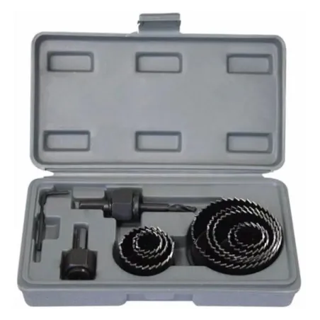  Juego Sierra de Copa 11pz Madera Mechas Set Grey Extra Cobalto, Bosch 2607017547 53.389831 Juego Sierra de Copa 11pz Madera Mec