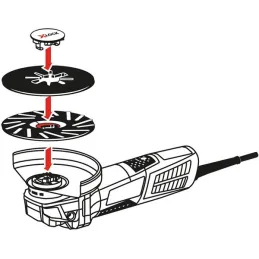 Clip para Plato de Goma X-LOCK, Bosch 2608601720 Bosch-Clip para Plato de Goma X-LOCK, Bosch 2608601720 Cambio más rápido y senc
