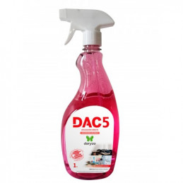 Desinfectante DAC5 1L Gatillo Aplicación Directa Amonio Cuaternario, 30044 Daryza
