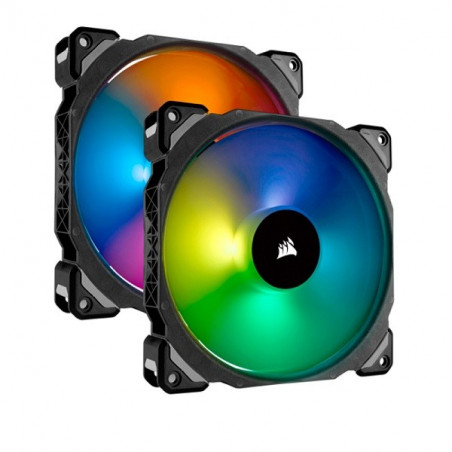 Fan Corsair Dual ML140 Pro RGB LED 14 cm, 400 - 1200 RPM, 10.8V - 13.2V, PWM Control