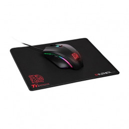 Mouse optico Gamer Talon Elite RGB + Mouse Pad Thermaltake, Iluminación RGB, 6 botones
