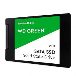 Unidad de estado solido Western Digital Green, WDS200T2G0A, 2TB, SATA 6Gb/s, 2.5", 7mm