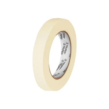  Cintas Masking Tape 18mm x50m Alta Resistencia Truper 12590 2.966102 Cinta Masking Tape, 50m Ancho 18mm Espesor 0.13mm, Papel d