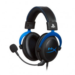 Auriculares Kingston HyperX Cloud , micrófono, conector 3.5mm, Negro / Azul