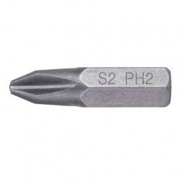 Puntas Phillips PH1 x 1" 5pzas Cruz para Desarmador Electrico o Manual, PUDE-1101 12140 Truper