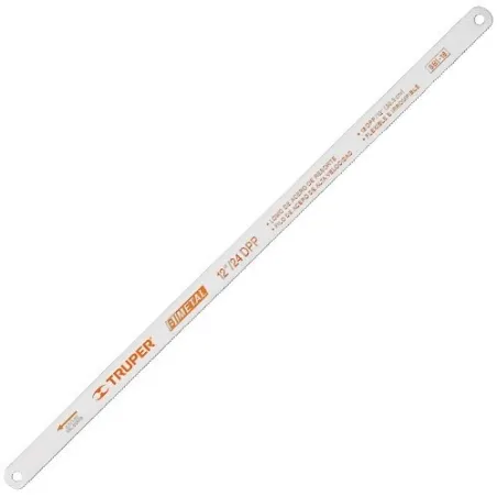  Hoja de Sierra 12" DDP18, Segueta Bimetalica acero M42 para Arco de Sierra, SBI-18 18100 Truper 2.542373 Hoja de Sierra 12" DDP