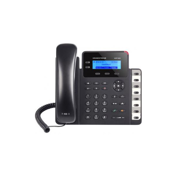 Teléfono IP GRANDSTREAM GXP1628, 2 lineas, LCD 132 X 48, RJ-45 PoE, Audio HD