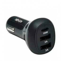 Cargador para Auto Tripp-lite 3Puertos USB, 36W USBC PD 3.0 H18W, 2 USB A QC 3.0 hasta 36W