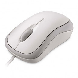 Mouse USB Microsoft Optico Basico P58-00062 Blanco
