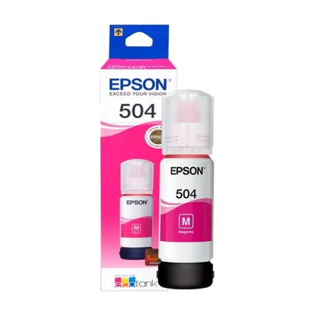  Botella de tinta 504 Magenta 70ml EcoTank L6171 L4150 L4160 Epson T504320 0 Botella de tinta 504 Magenta 70ml EcoTank L6171 L41