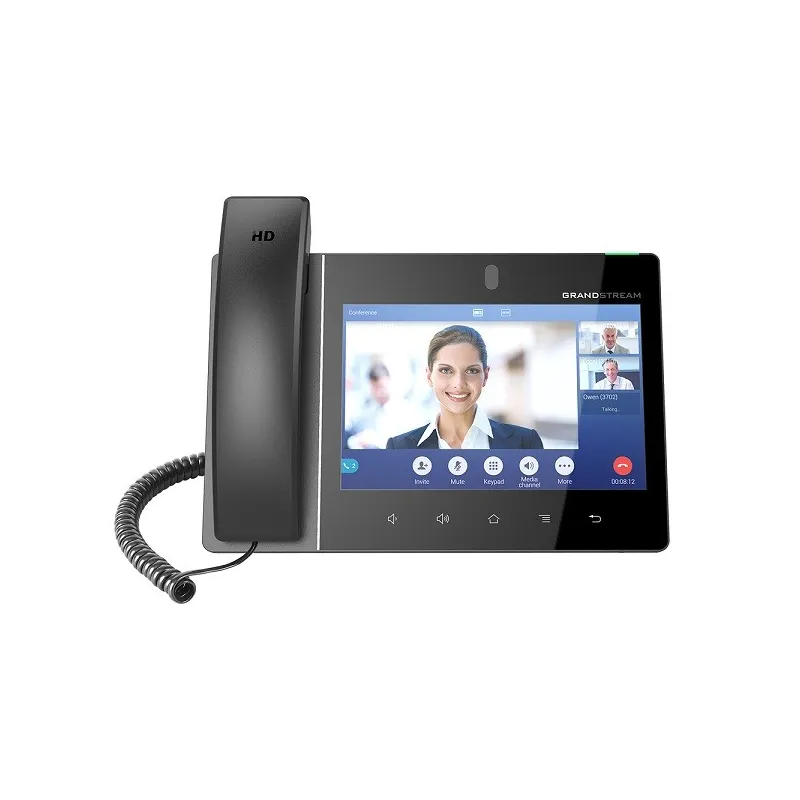 Telefono Video IP GrandStream GXV3380 16SIP Tactil con Android 7.0 Bluetooth Wi-Fi  Gigabit PoE