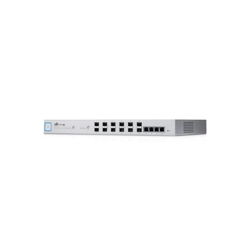 UniFi Switch, 16-Port 12Puertos SFP+ 10G 4Puertos 10G-RJ45  1Puerto Serial