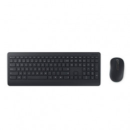 Kit Teclado Mouse Inalambrico Microsoft Wireless Desktop 900 en español, Color Negro, Retail