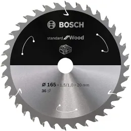 Discos de sierra Standard 165mm x20x1.5mm D36, Bosch 2608837686 Bosch-Discos de sierra Standard 165mm x20x1.5mm D36, Bosch 26088