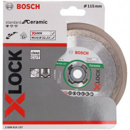 Disco corte Diamantado X-LOCK para Ceramica, Bosch 2608615137