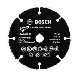 Disco de Corte Carbide Multi Wheel 76mm, Bosch 2608623011