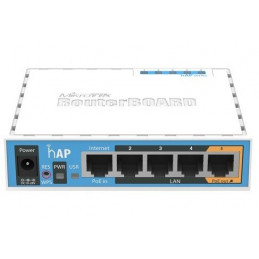 Router Wifi Mikrotik HAP RB951UI-2ND 5XLan 2.4GHZ 802.11B/G/N 2Antenas USB