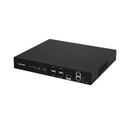 UFiber Ubiquiti UF-OLT-4 GPON OLT hasta 512 ONUs concurrentes, 4SFP GPON + 1 puertos SFP+ 10G