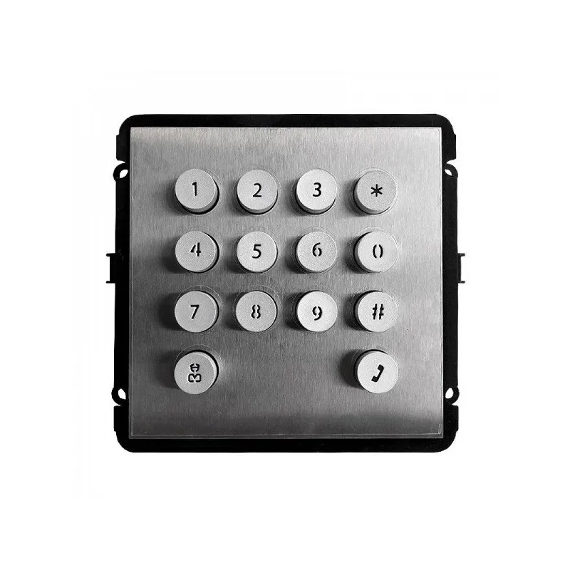 Teclado Numerico IP VDP OutDoor Unlock by password, braille keypad, Stainless IP54,IK08, Dahua VTO2000A-K(V2)