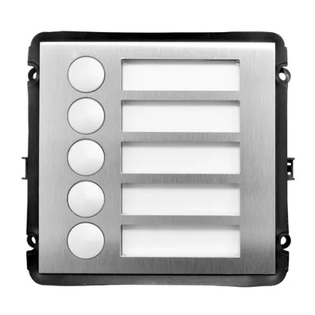 Botonera Villa OutDoor VDP IP 6Botones Stainless steel panel, IP54,IK07, Dahua VTO2000A-B5