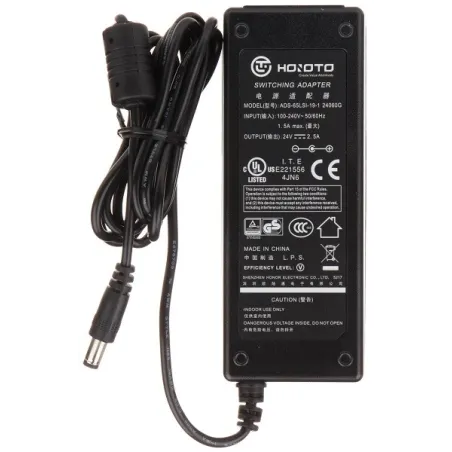  Fuente de Alimentacion DC24V 2.5A para VDP VTNS1060A, Dahua ADS-65LSI-19-1 49.152542 Fuente de Alimentacion DC24V 2.5A para VDP