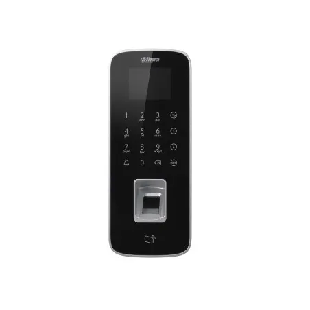  Control de Acceso Biometricro Huella  y Tarjeta Mifare LCD 30k Tarjetas 150k Eventos, Dahua ASI1212D 516.101695 Control de Acce