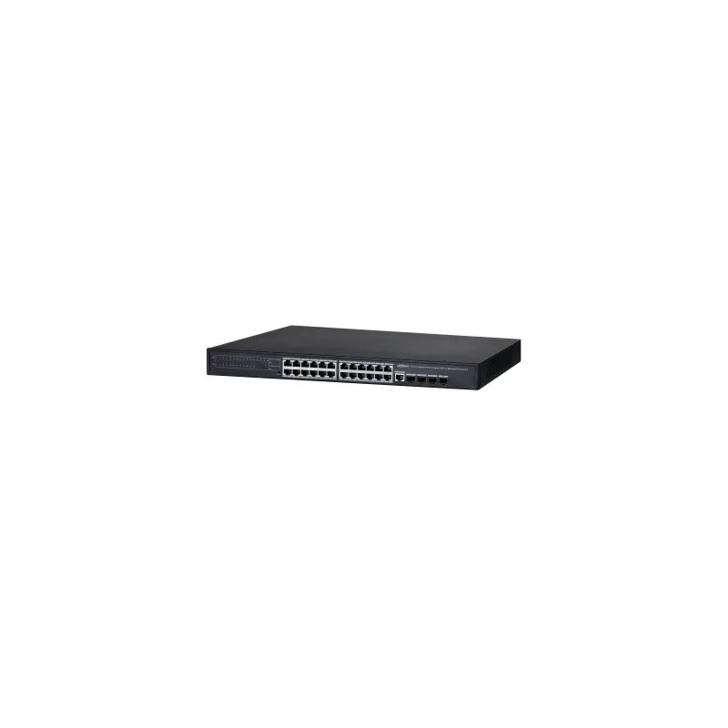 Switch POE 24Port Gigabit 370W Capa2 POE3AF 3AT, Dahua PFS4428-24GT-370