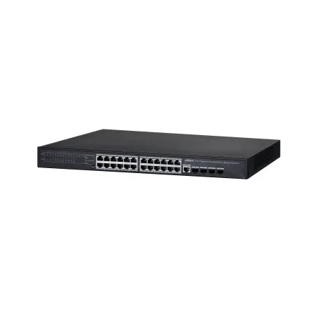 Switch POE 24Port Gigabit 370W Capa2 POE3AF 3AT, Dahua PFS4428-24GT-370