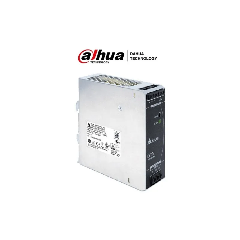 Fuente de Alimentacion 48VDC/2.5A 120W Para Instalacion Sobre Riel Din, Dahua DRL-48V120W1AAD