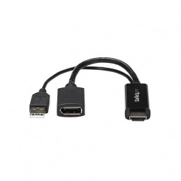 Adaptador de Video HDMI a DisplayPort 4K Ultra HD Alimentador USB, StarTech HD2DP