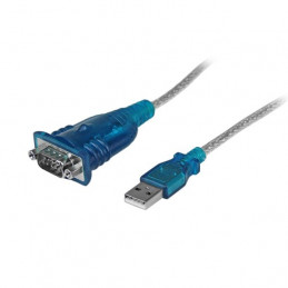 Cable Adaptador USB a Serie RS232 de 1 Puerto Serial DB9 Macho a Macho, StarTech ICUSB232V2