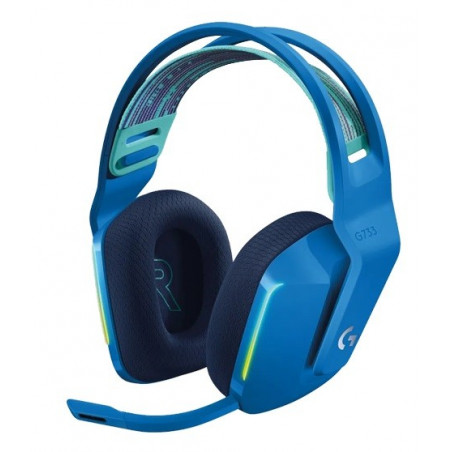 Auricular On-Ear Inalambrico Logitech G733 Lightspeed Wireless RGB 7.1 canales Azul 981-000942