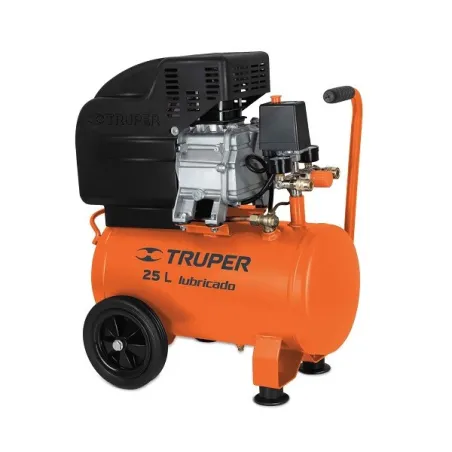  Compresoras de Aire de 3HP 25 Litros, Arranque Automatico, COMP-25LT-260 11836 Truper 500.847458 Compresora de Aire de 25 Litro