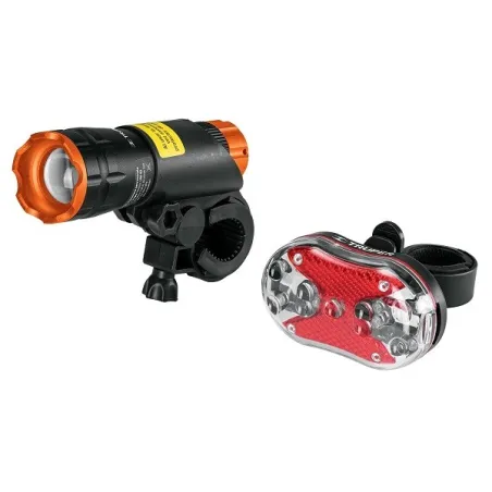  Linternas para Bicicleta 100lm Delantera y Trasera 5AAA, Truper 16798 33.050847 Linterna para Bicicleta 100 Lumenes Delantera y