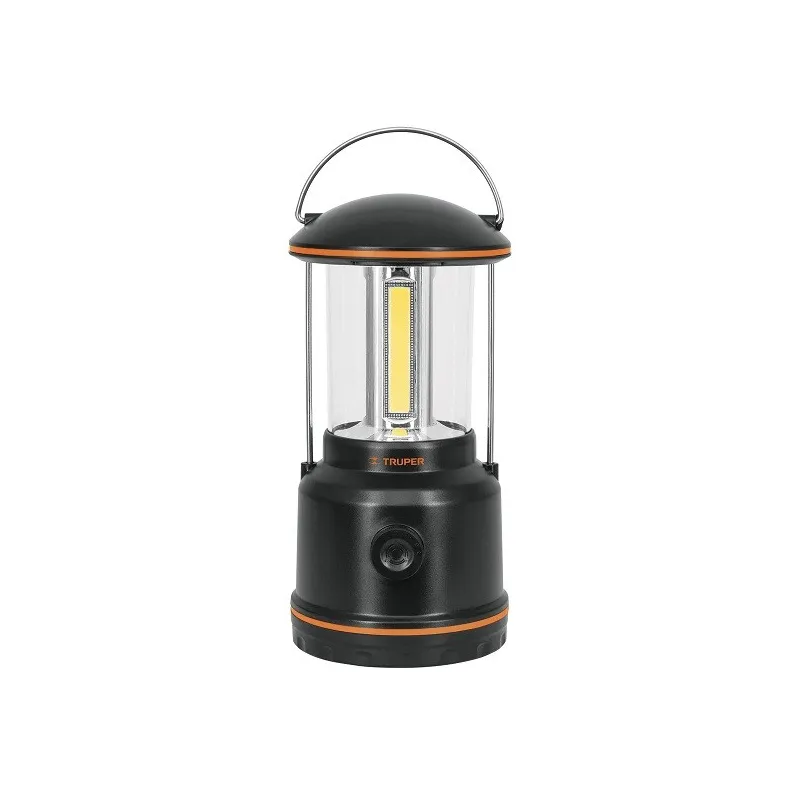 Linterna Led de Campamento 550 Lumenes Tipo Farol Pilas3D, Truper 10760