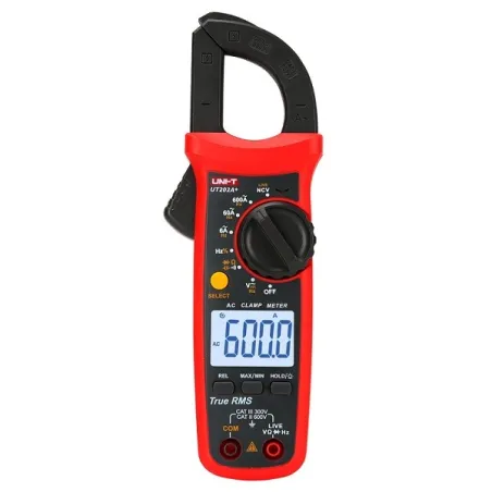  Pinza Amperimetrica digital UNI-T UT202A+ True RMS AC/DC600V AC600A 94.915254 Pinza Amperimetrica digital UNI-T UT202A+ True RM