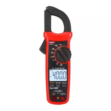  Pinza Amperimetrica digital UNI-T UT201+ True RMS AC/DC 600V AC400A  85.59322 Pinza Amperimetrica digital UNI-T UT201+ True RMS
