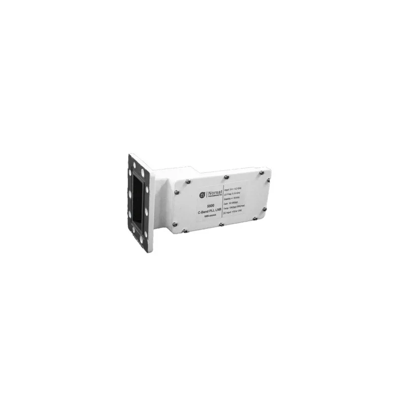 LNB Banda C Norsat 5500RF, 15K PLL 3.7 - 4.2GHz Alta Estabilidad Ganancia 62dB High Stability C-Band