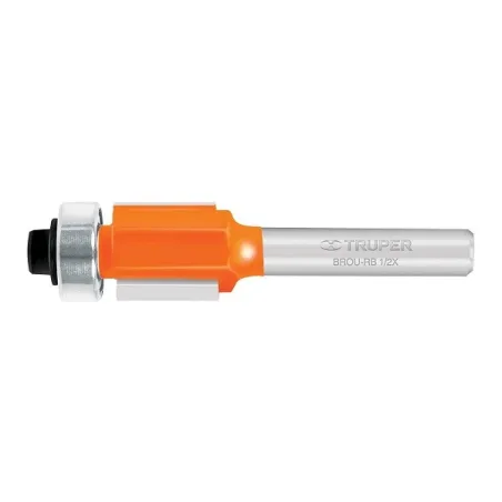  Fresas Corte Recto 1/2" x13mm cRodaje Truper 11444 13.559322 Fresa Corte Recto 1/2" cRodaje L13mm Z1/4", Truper 11444 Cuerpo de