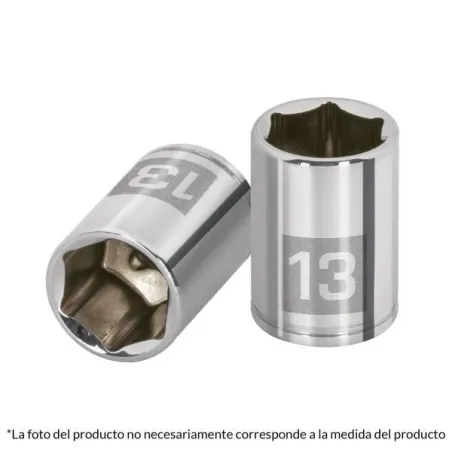 Dados Hexagonales 14mm E1/4 CrVanadio, Truper 100967