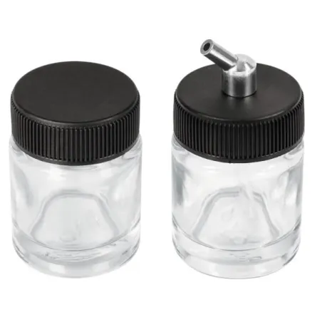 Juego de vasos de repuesto para aerógrafo 11861 AERO-8 2Piezas, Truper 100187