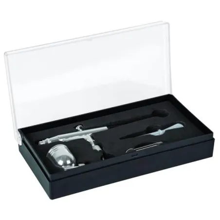  Pistolas de Pinturas 8ml Aerografica Gravedad AireFlujoControlado, AERO-30 Truper 11859 66.949153 Pistola Aerografica de Graved