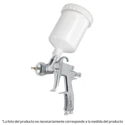 Pistolas para pintar Gravedad 0.5L B2mm Vplastico AireFlujoControlado Automotriz Industrial, Truper 101092