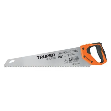  Serrucho Rapid 20" 50cm DDP7 TripleFilo, Mango Comfort grip, Truper 101869 19.491525 Serrucho Rapid 20" 50cm DDP7 TripleFilo, M