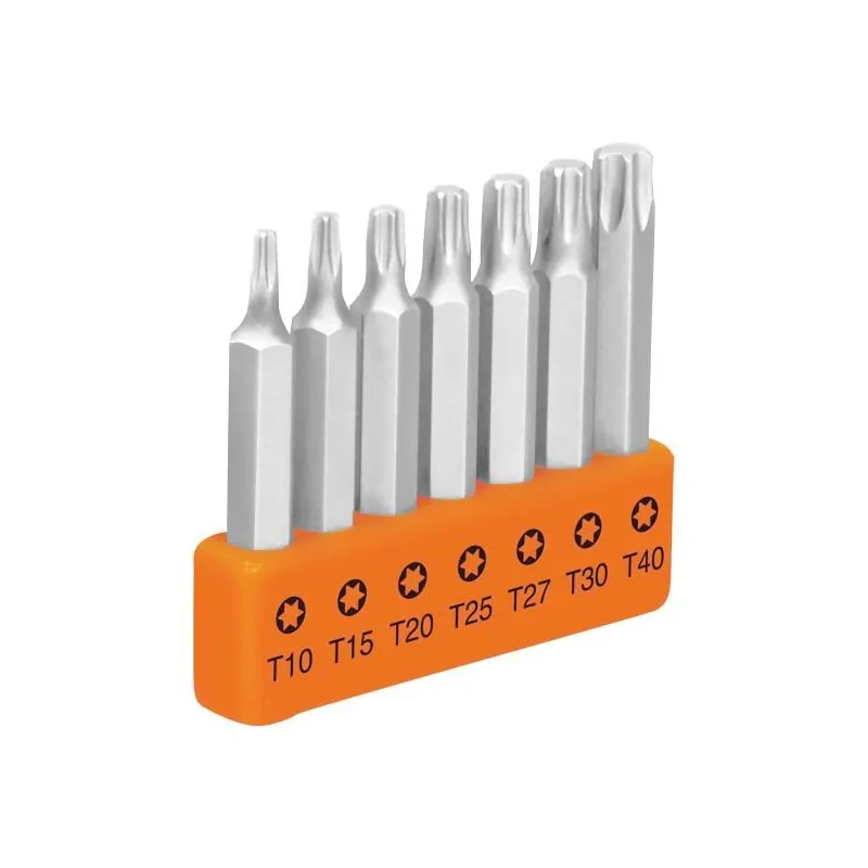 Juegos de 7 puntas Torx Combinadas, L2", Truper 17796