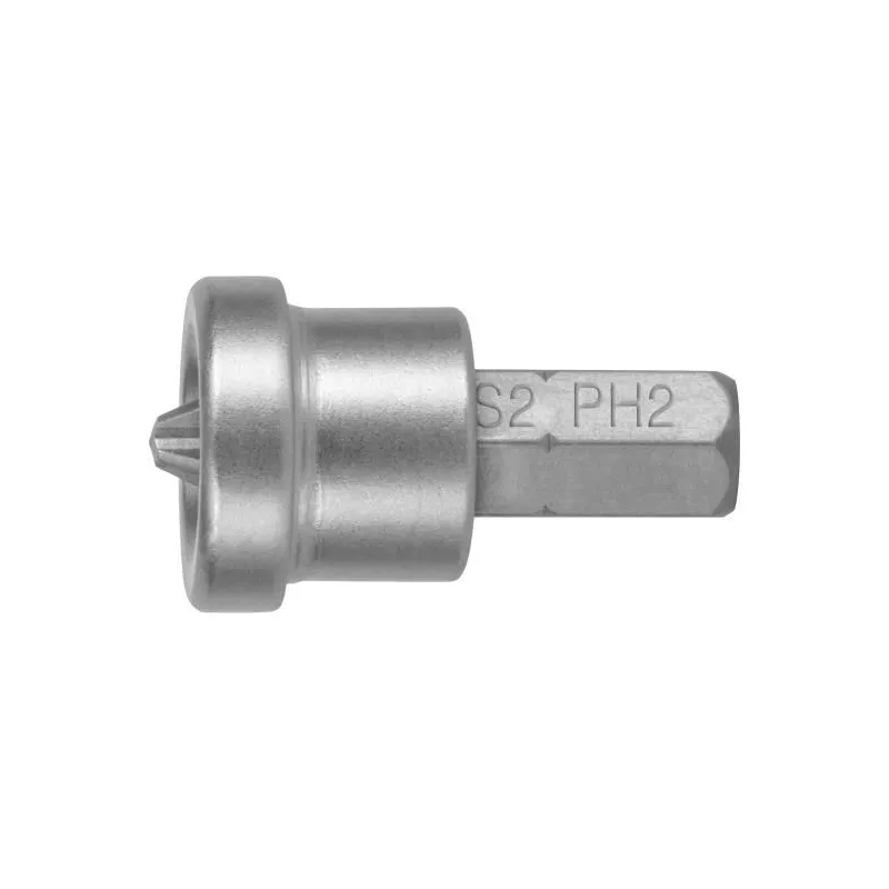 Puntas Phillips #2 x25mm PH2 p/tablaroca, estuche con 5 piezas, Truper 12717