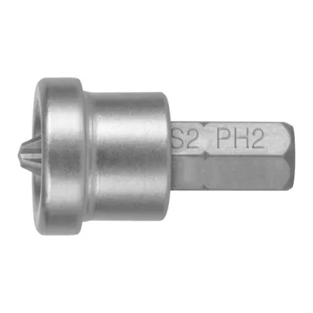 Puntas Phillips #2 x25mm PH2 p/tablaroca, estuche con 5 piezas, Truper 12717